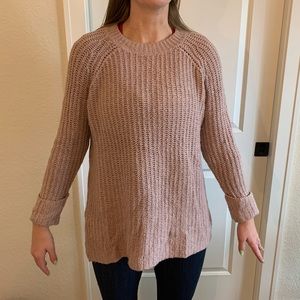 Light pink knit sweater